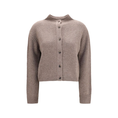 Lisa Yang Zirelle Cardigan in Beige Cashmere