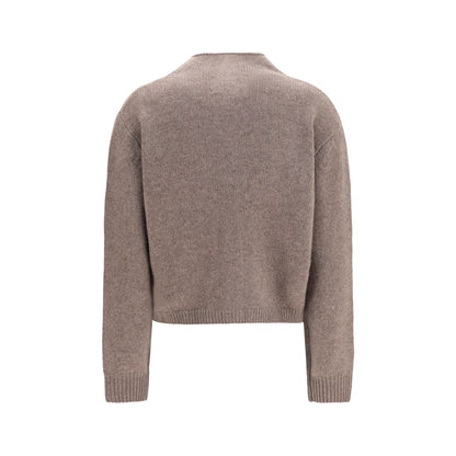 Lisa Yang Zirelle Cardigan in Beige Cashmere