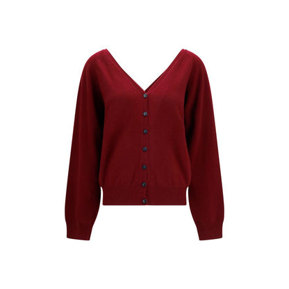 Lisa Yang Bordeaux Cashmere Cardigan for Women