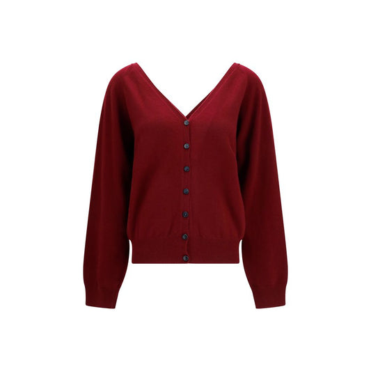 Lisa Yang Bordeaux Cashmere Cardigan for Women