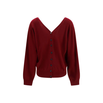 Lisa Yang Bordeaux Cashmere Cardigan for Women