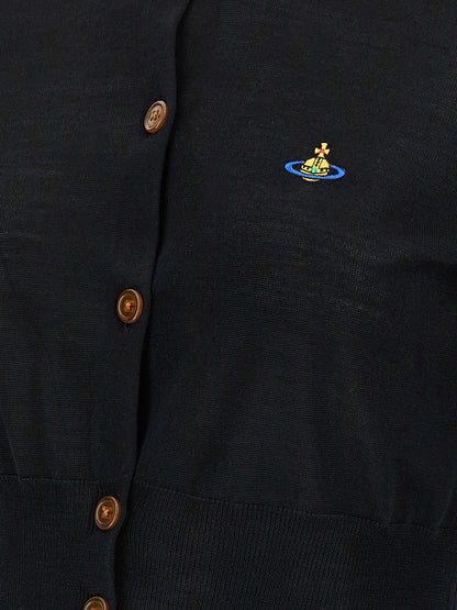 Vivienne Westwood Black Cotton Cardigan