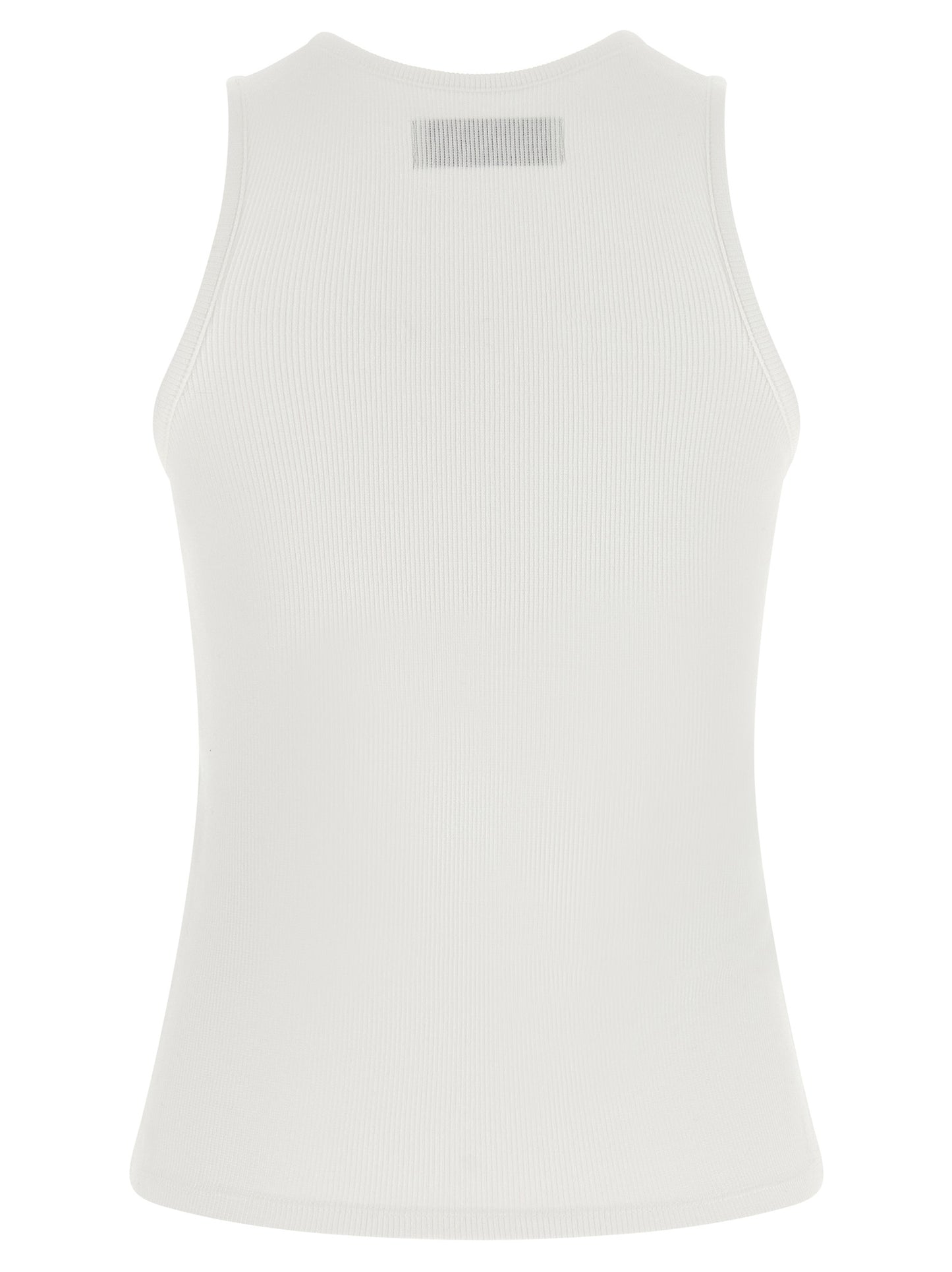 Vivienne Westwood White Cotton Sleeveless T-Shirt