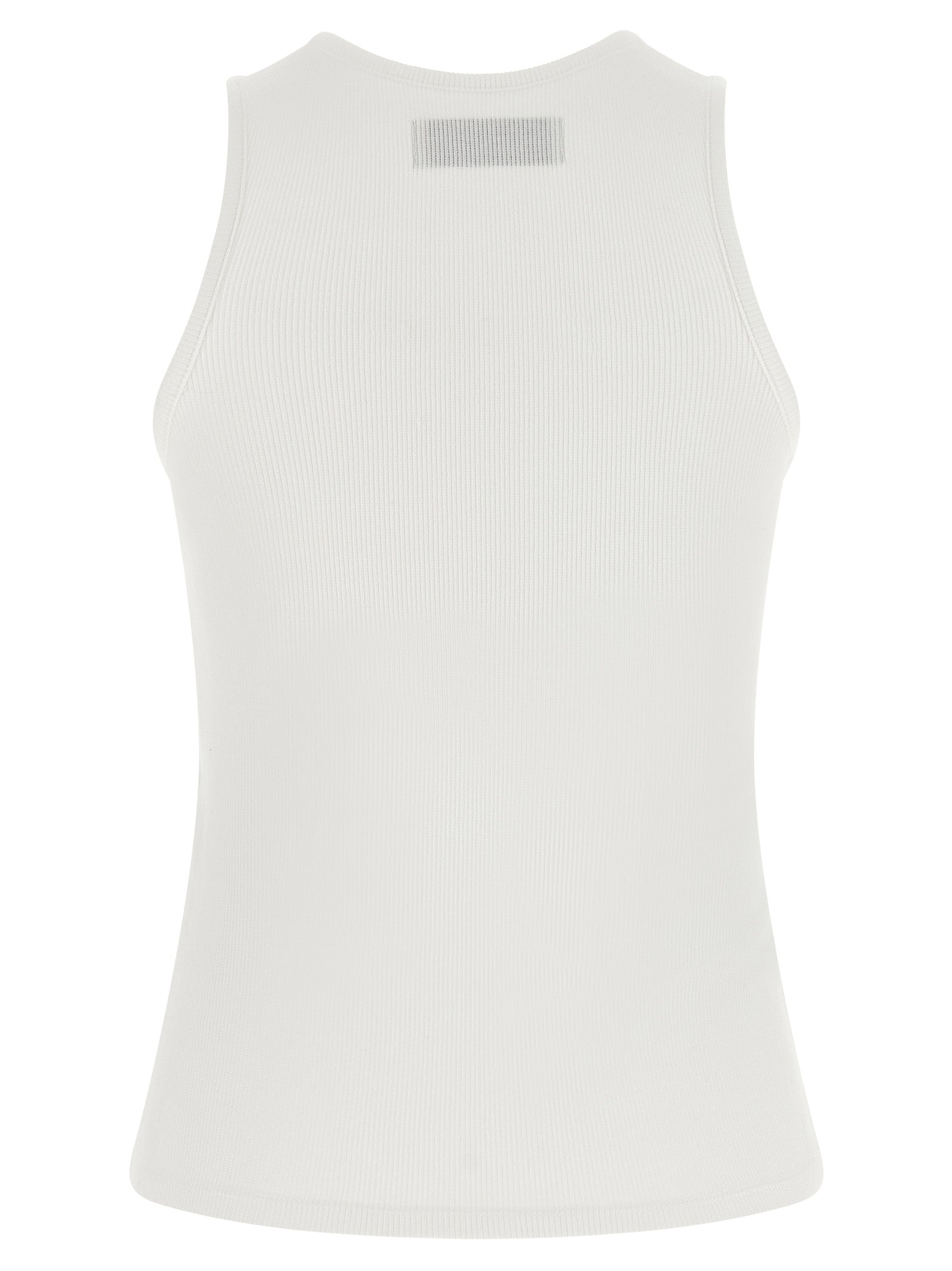 Vivienne Westwood White Cotton Sleeveless T-Shirt