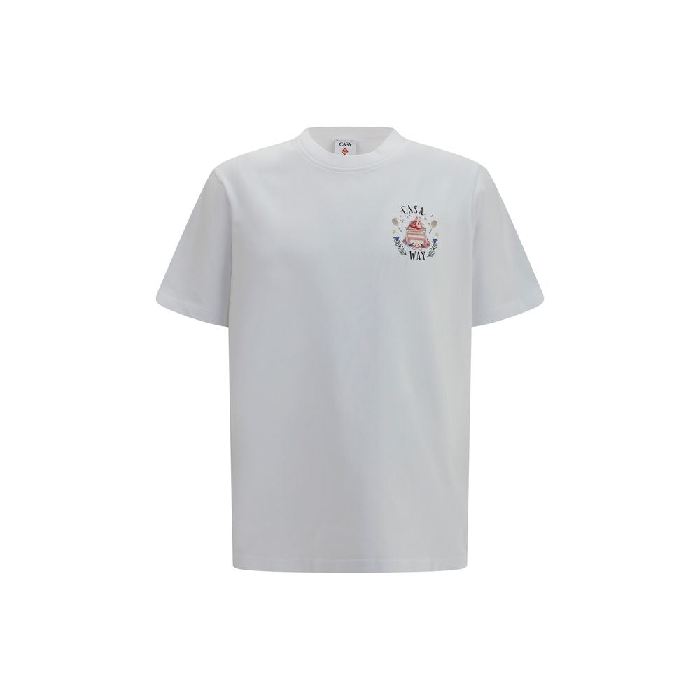 Casablanca White Cotton Sportswear T-Shirt