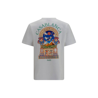 Casablanca White Cotton T-Shirt