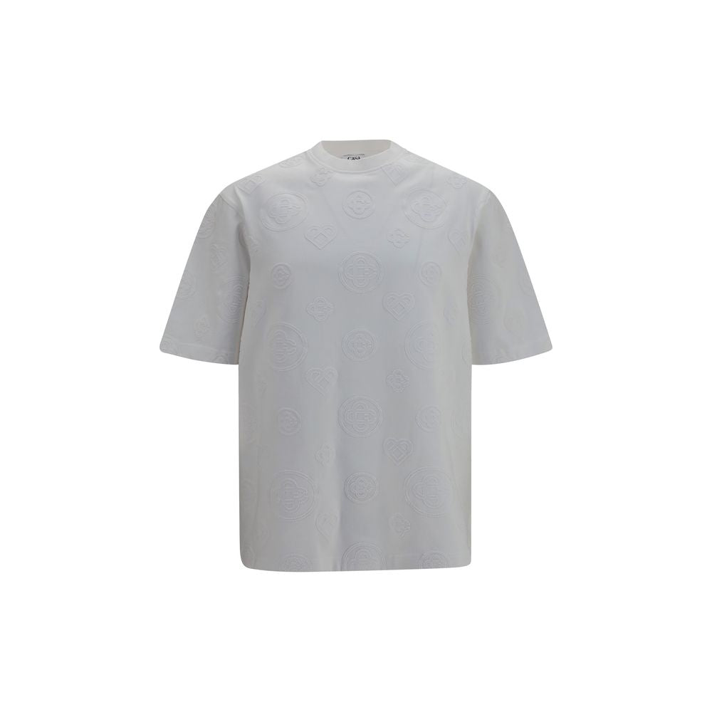 Casablanca White Cotton Sportswear Oversized Monogram T-Shirt