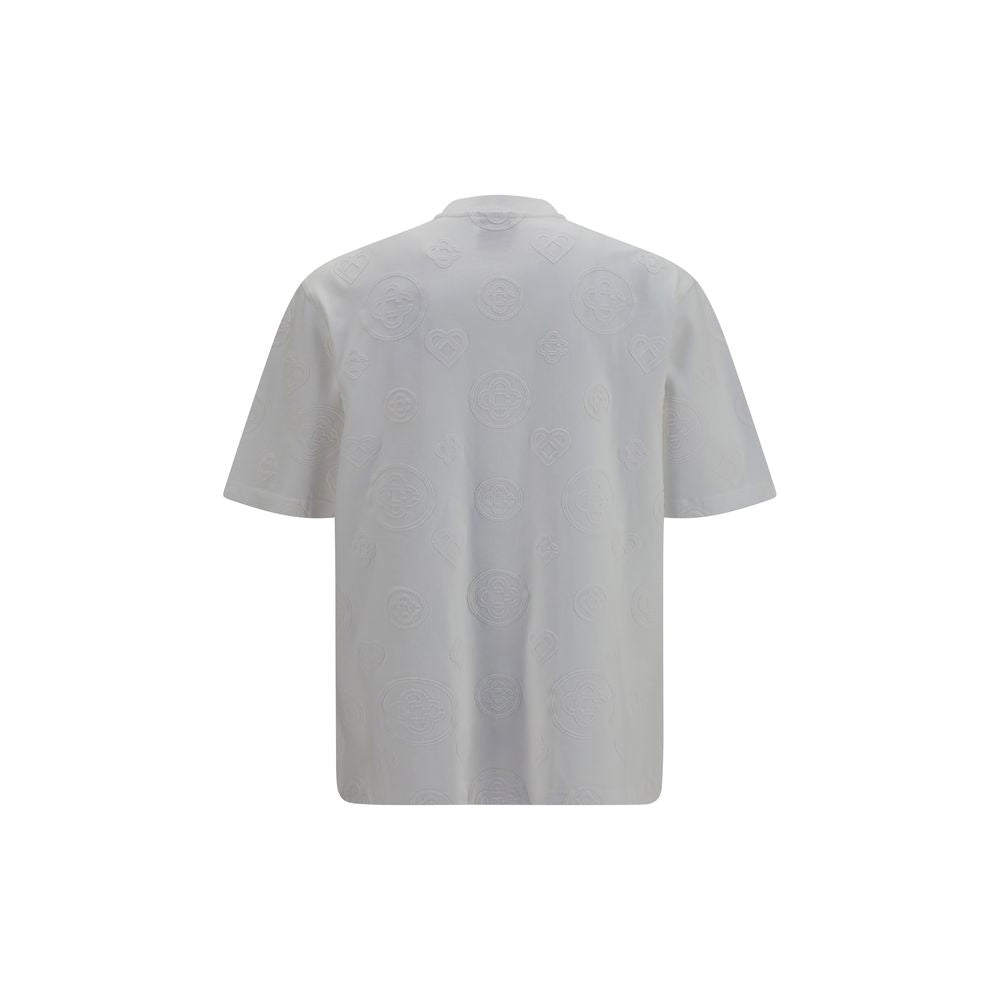 Casablanca White Cotton Sportswear Oversized Monogram T-Shirt