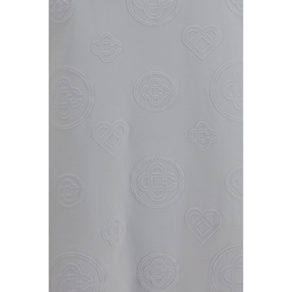 Casablanca White Cotton Sportswear Oversized Monogram T-Shirt