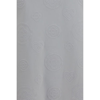 Casablanca White Cotton Sportswear Oversized Monogram T-Shirt