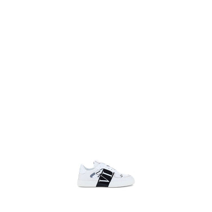 Valentino Garavani White Calf Leather VL7N Low-Top Sneakers