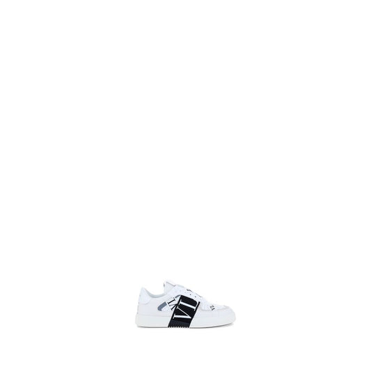 Valentino Garavani White Calf Leather VL7N Low-Top Sneakers