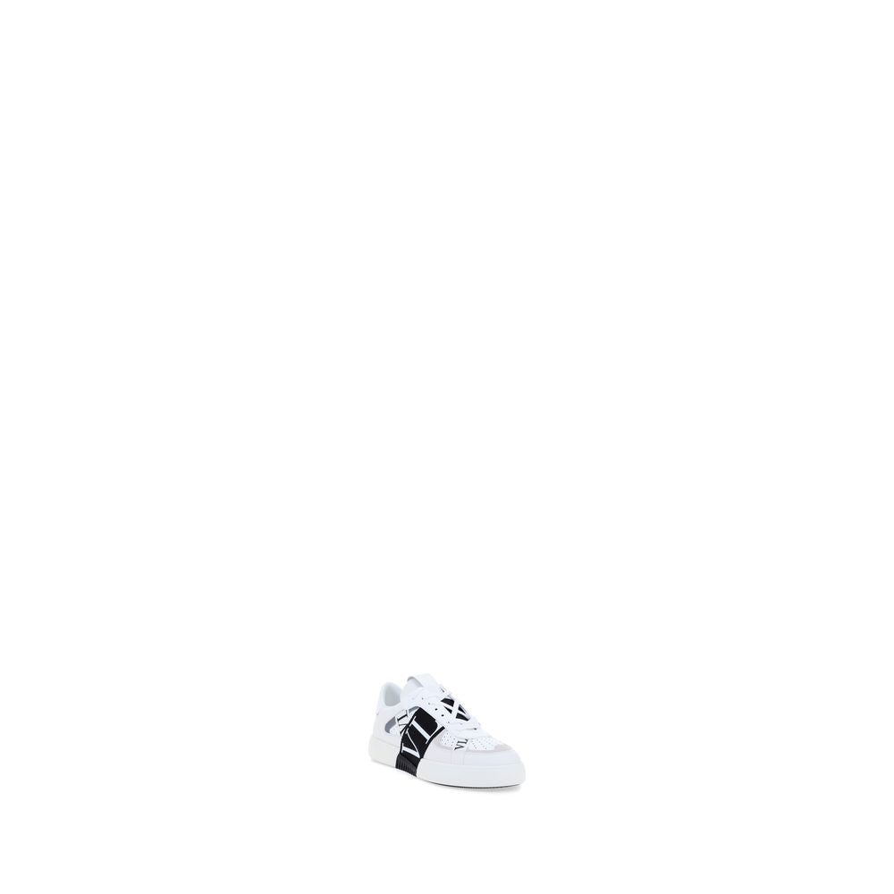Valentino Garavani White Calf Leather VL7N Low-Top Sneakers