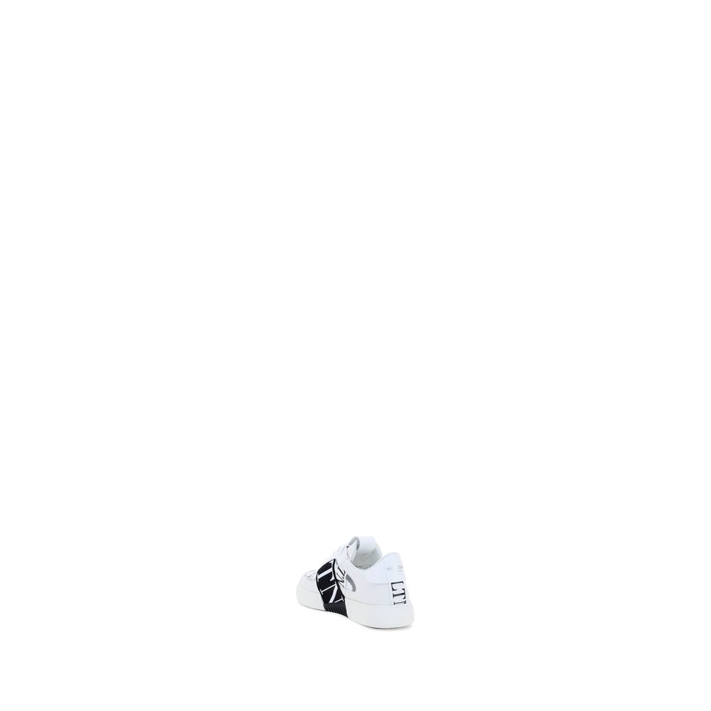 Valentino Garavani White Calf Leather VL7N Low-Top Sneakers