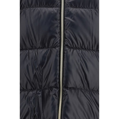 Herno Black Goose Down Full-Length Jacket