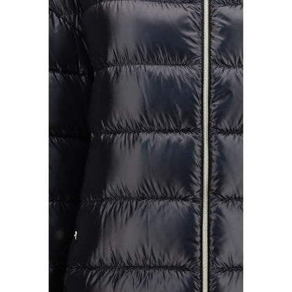 Herno Black Polyester Midi Down Jacket