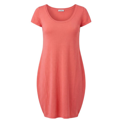 Malo Red Cotton Women Dress - Size S