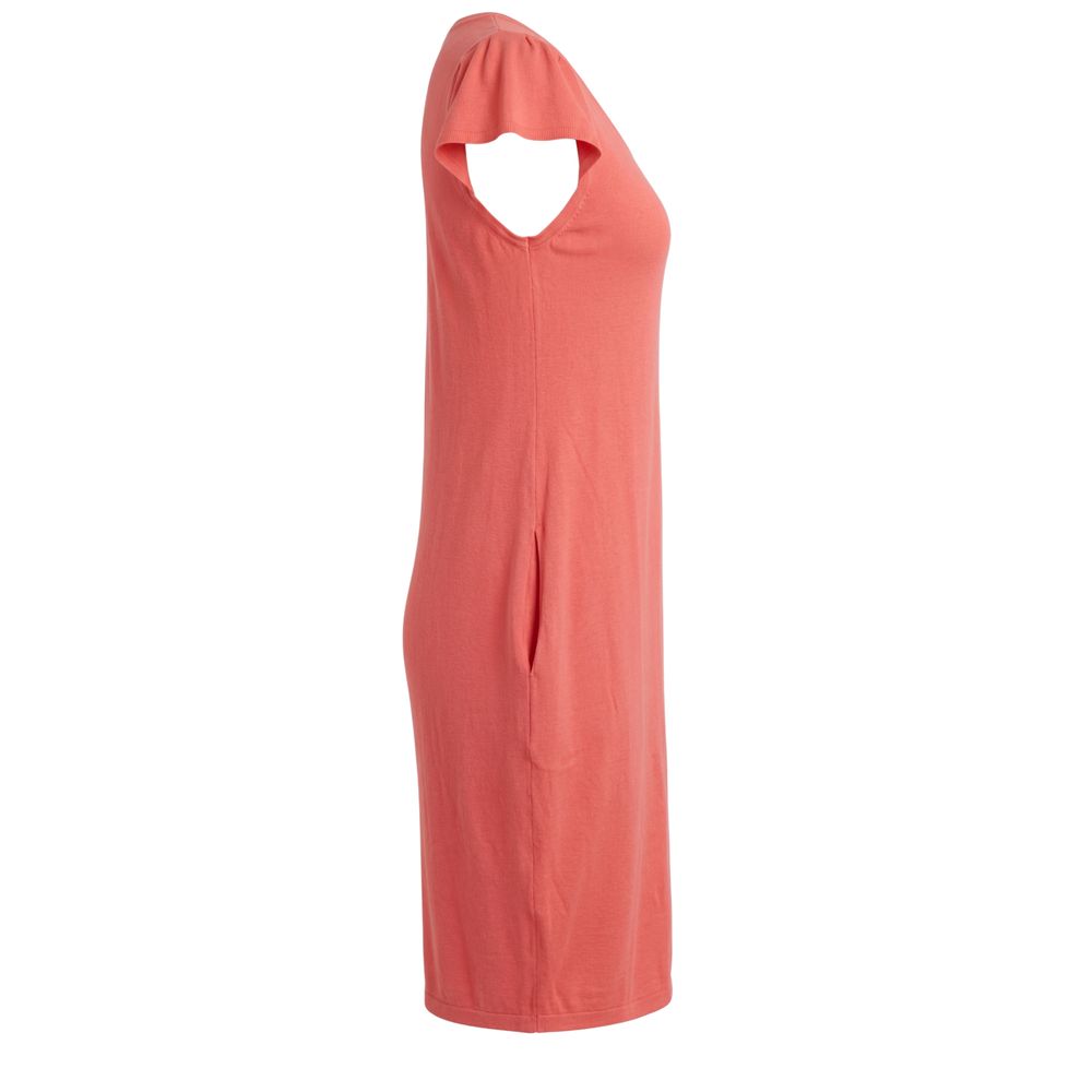 Malo Red Cotton Women Dress - Size S
