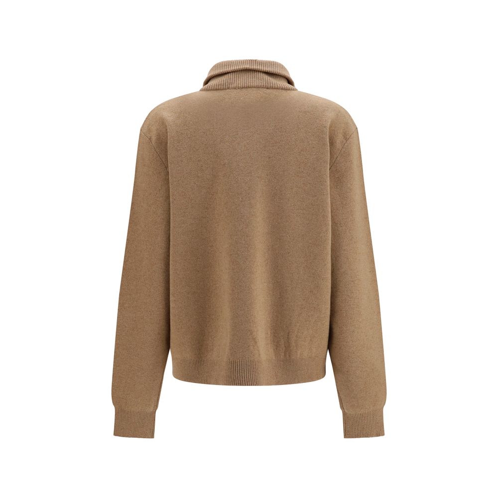 Róhe Beige Wool Oves Aries Polo Shirt