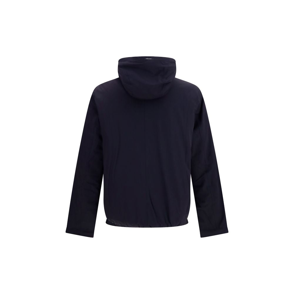 Herno Blue Goose Down Full-Length Jacket in Blue