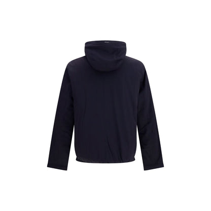 Herno Blue Goose Down Full-Length Jacket in Blue