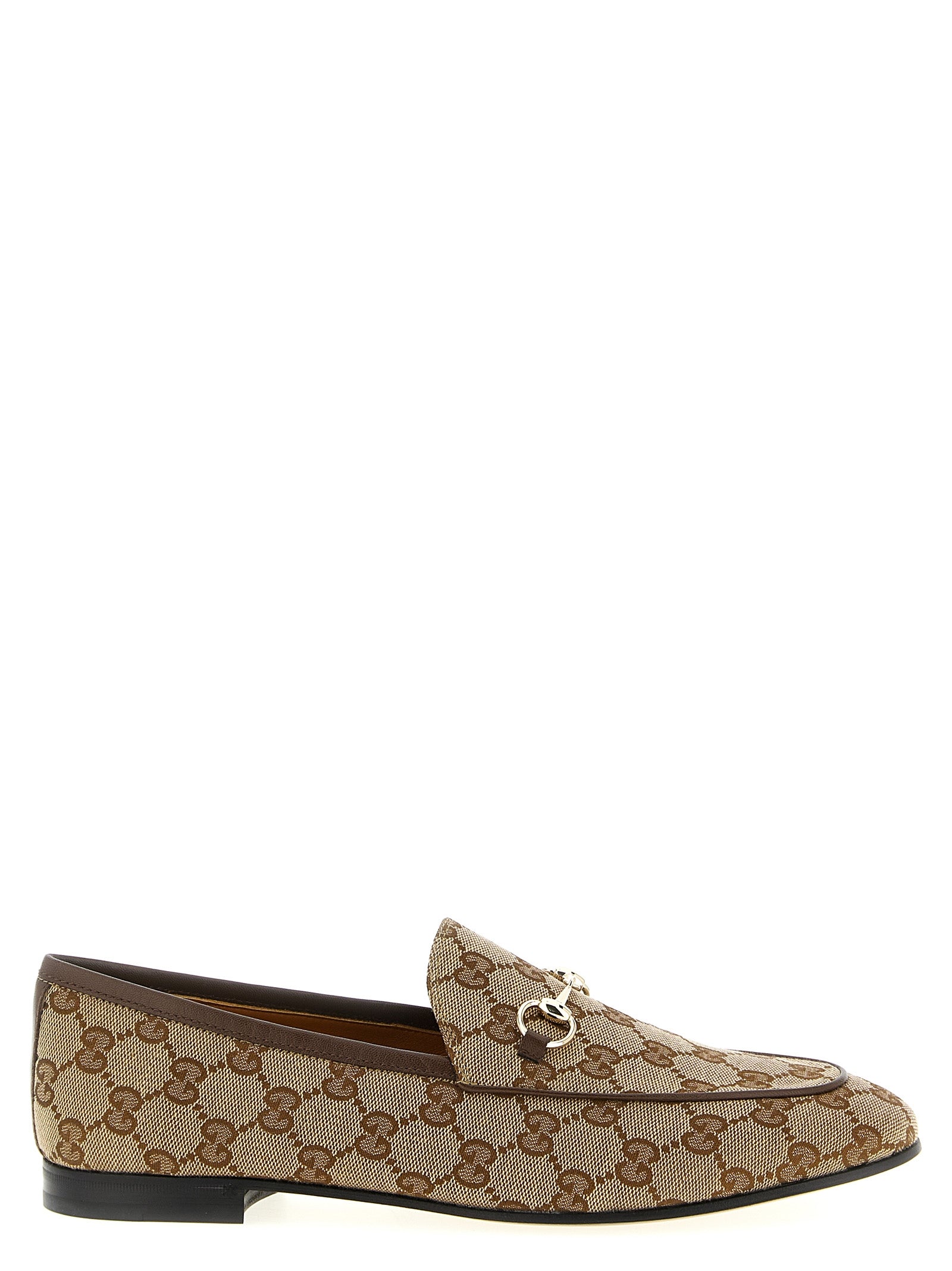Gucci Beige Jordaan Slip-On Loafers