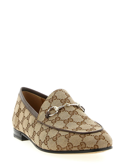 Gucci Beige Jordaan Slip-On Loafers