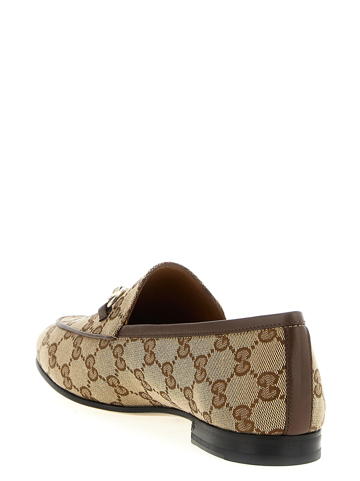 Gucci Beige Jordaan Slip-On Loafers