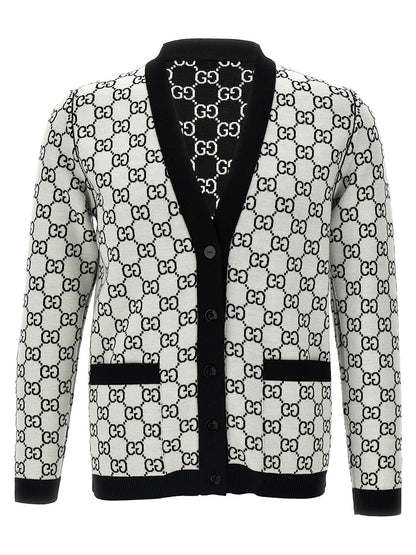 Gucci Bicolor Wool Cardigan