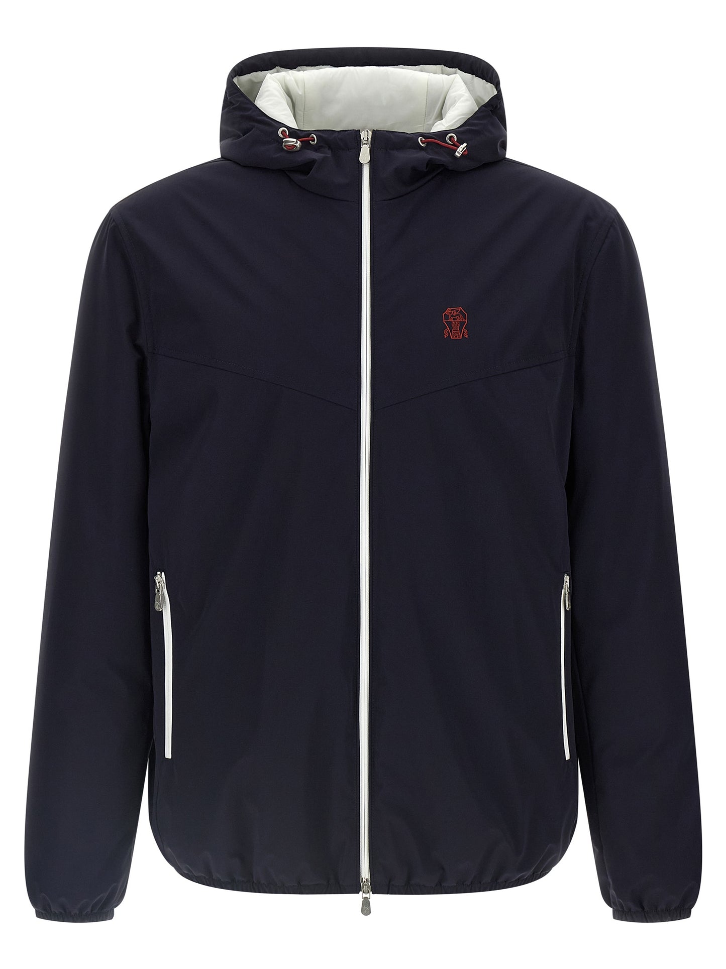 Brunello Cucinelli Blue Polyamide Shell Jacket - XXL