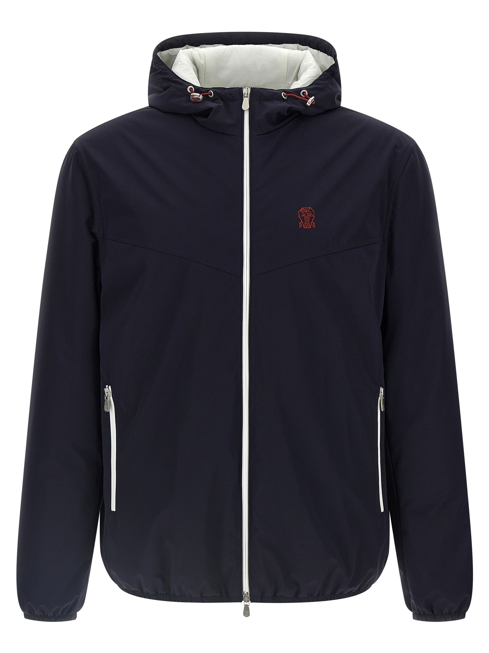 Brunello Cucinelli Blue Polyamide Shell Jacket - XXL