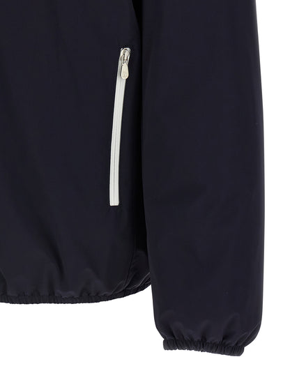 Brunello Cucinelli Blue Polyamide Shell Jacket - XXL