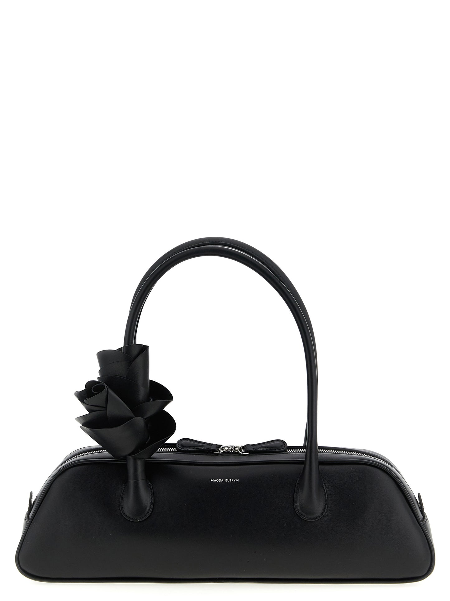 Magda Butrym Black Calfskin Brigitte Shoulder Bag