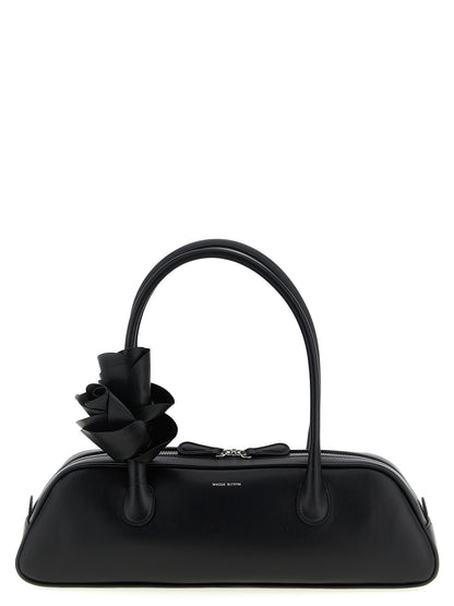 Magda Butrym Black Calfskin Brigitte Shoulder Bag