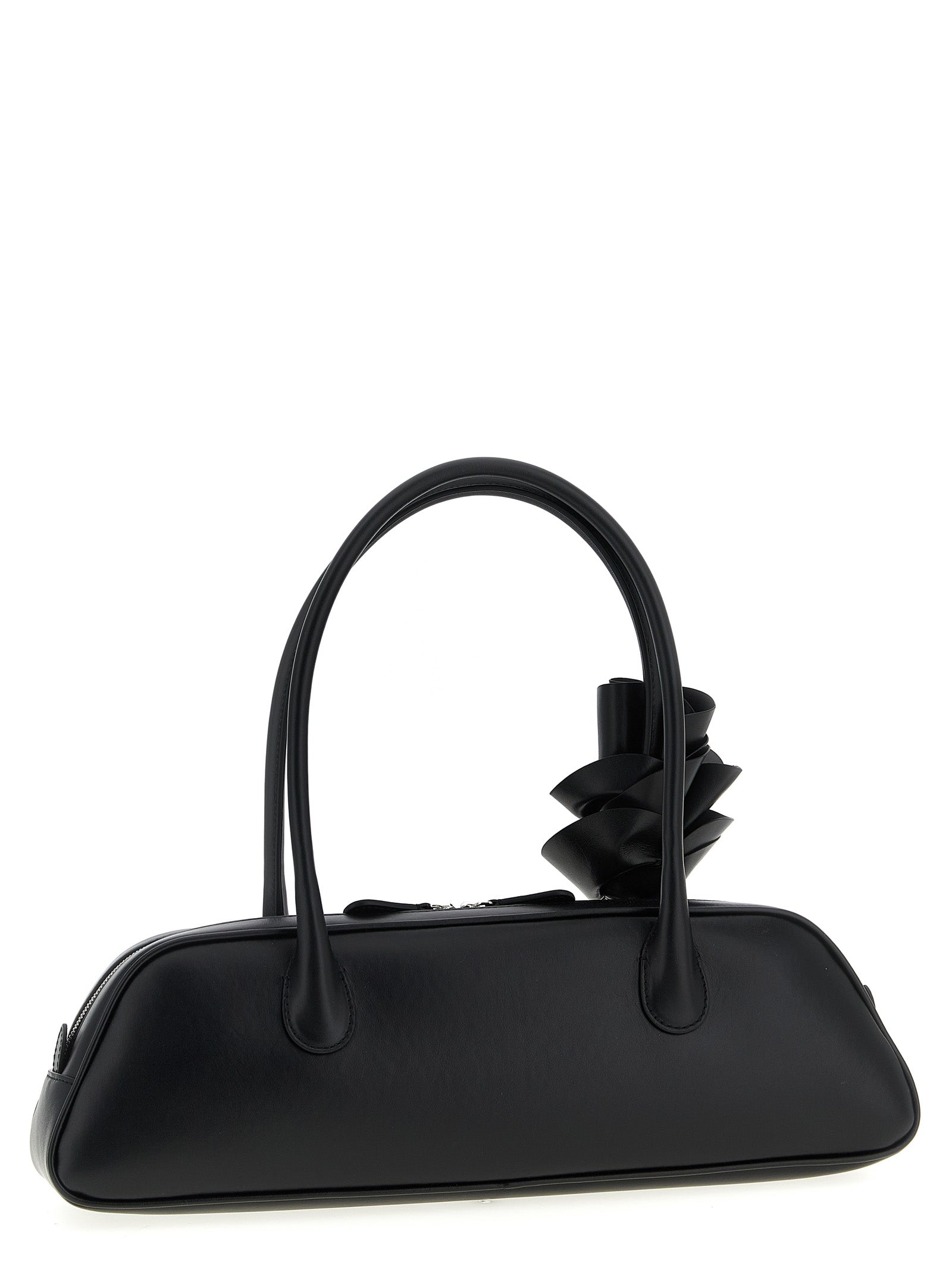 Magda Butrym Black Calfskin Brigitte Shoulder Bag