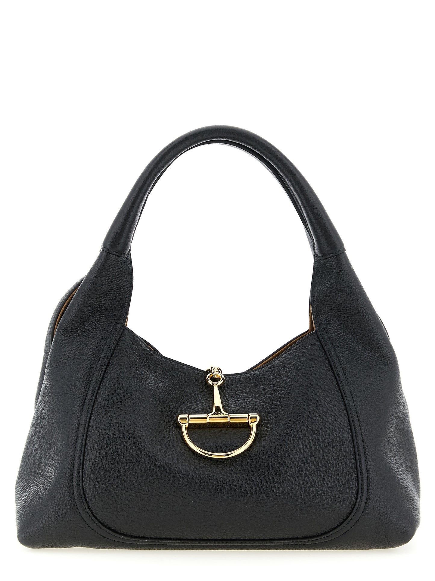 Gucci Black Calfskin Softbit Shoulder Bag
