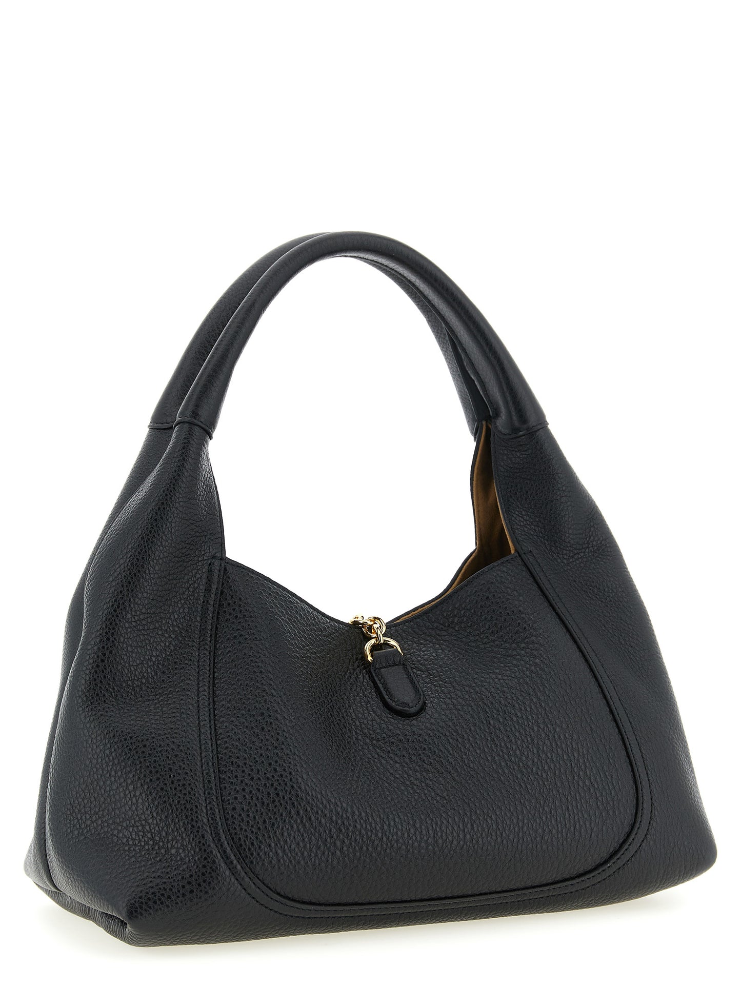 Gucci Black Calfskin Softbit Shoulder Bag