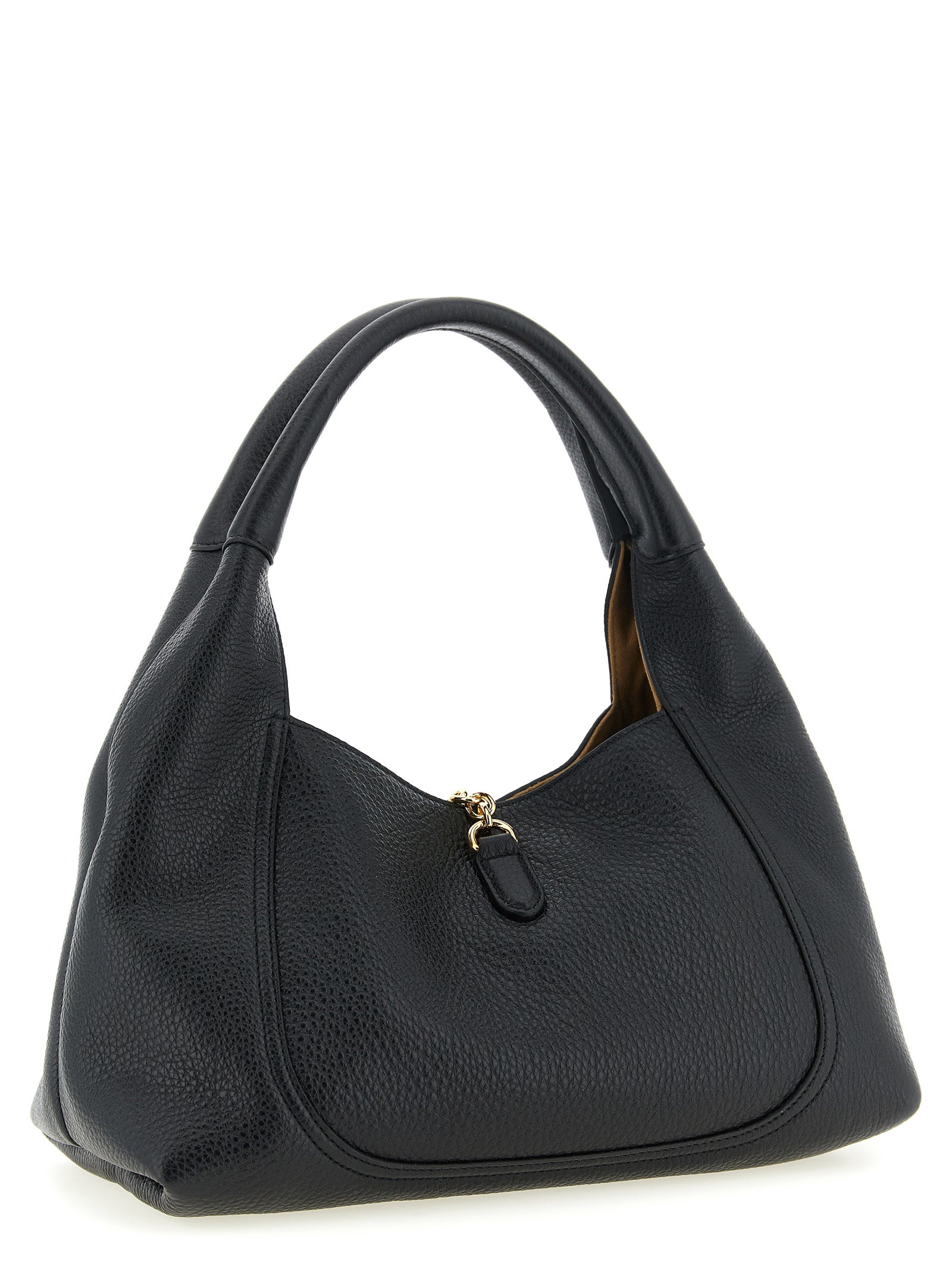 Gucci Black Calfskin Softbit Shoulder Bag
