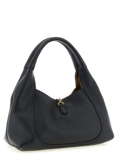 Gucci Black Calfskin Softbit Shoulder Bag