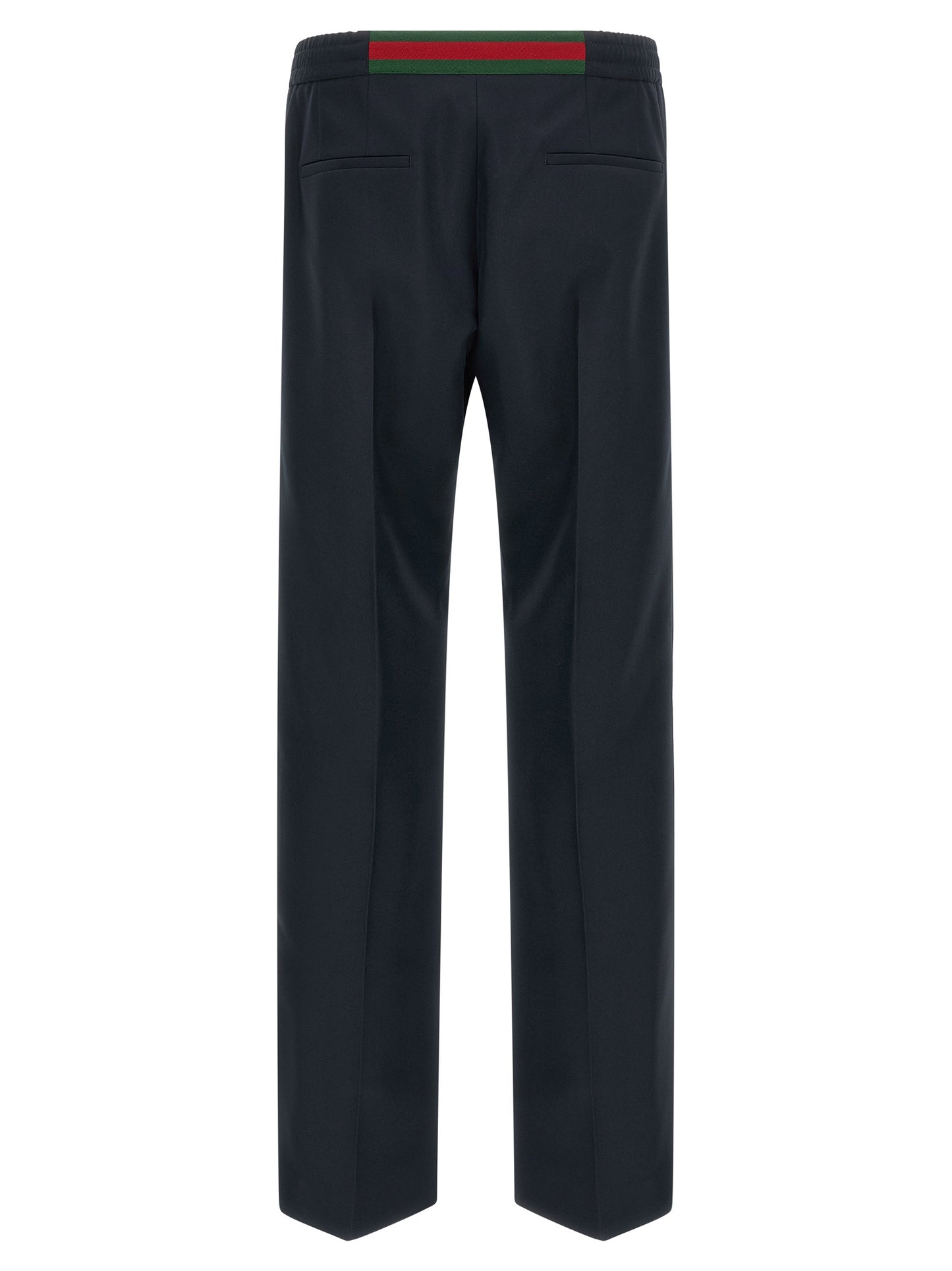 Gucci Blue Technical Panama Pants