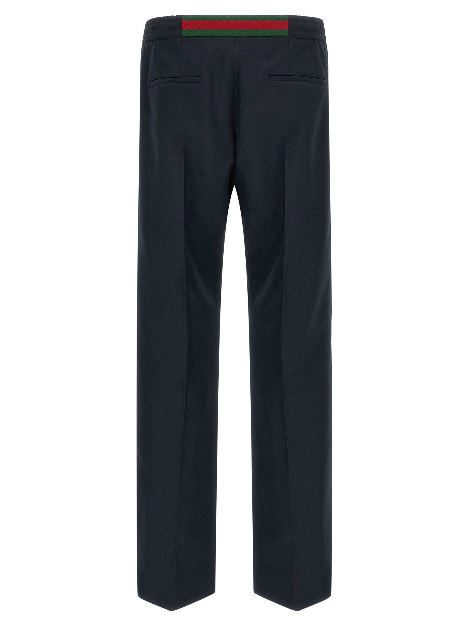Gucci Blue Technical Panama Pants
