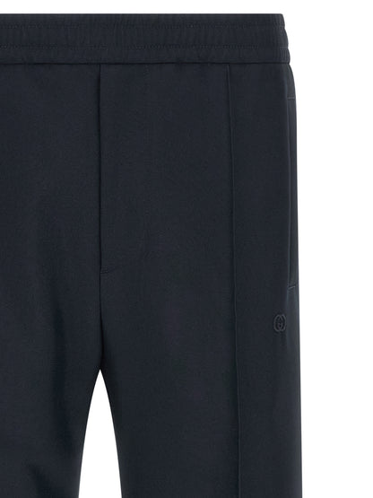 Gucci Blue Technical Panama Pants