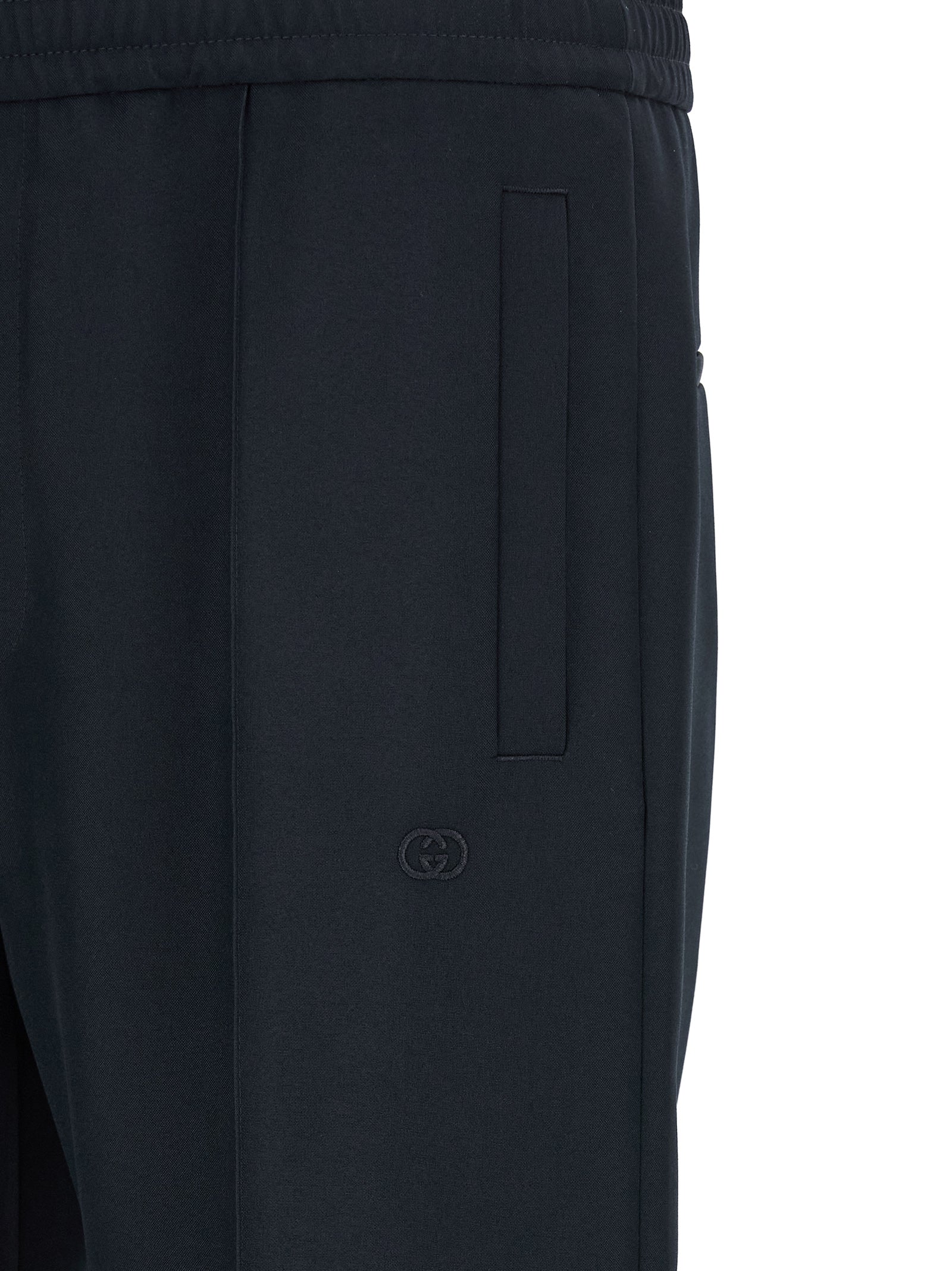 Gucci Blue Technical Panama Pants
