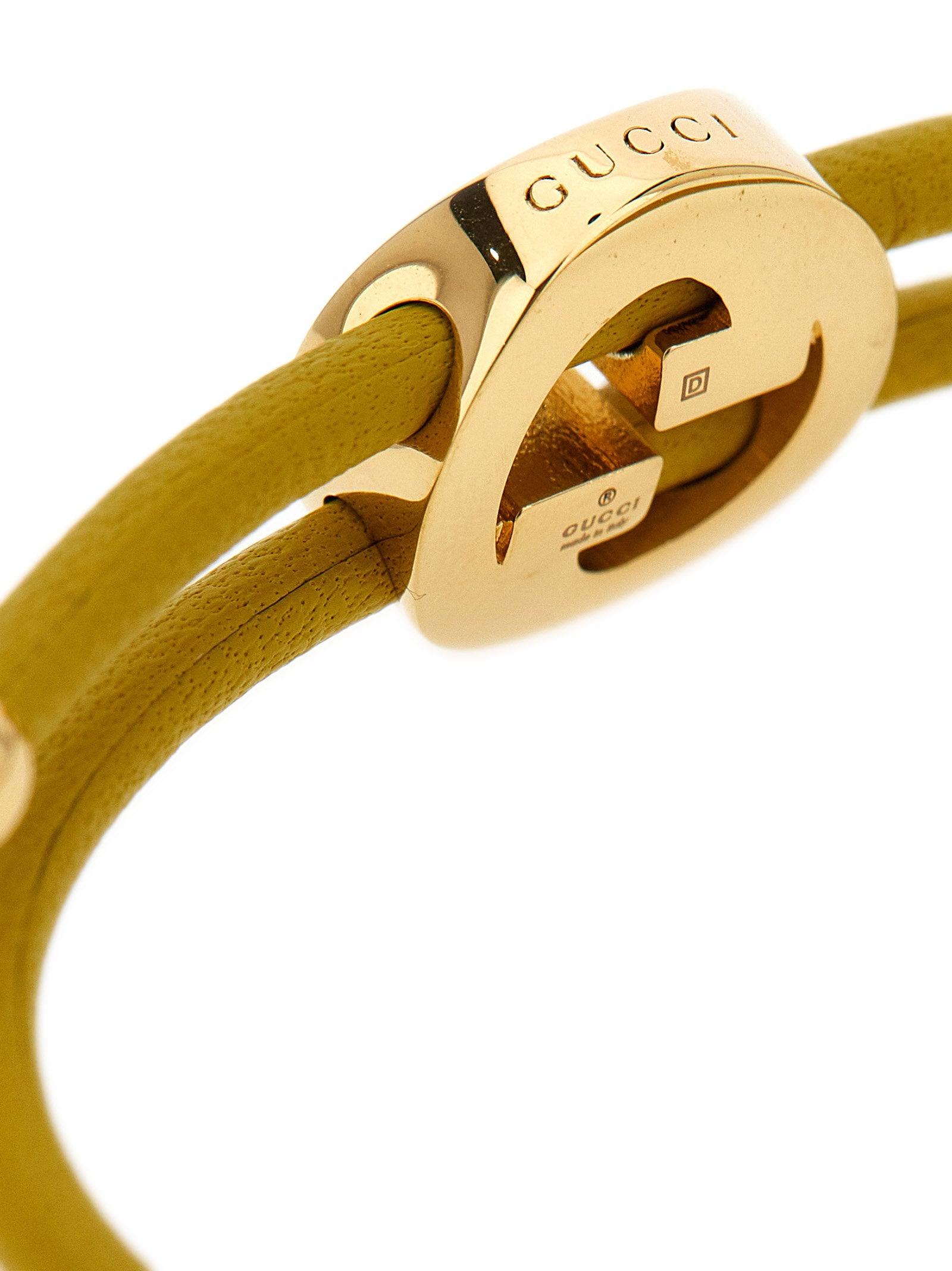 Gucci Bicolor Brass Bracelet - Tubular Blondie Design