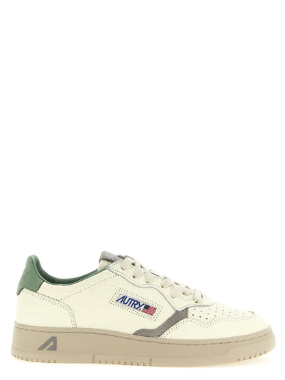Autry Bicolor Cowhide Low Top Sneakers - Green - EU44/US11