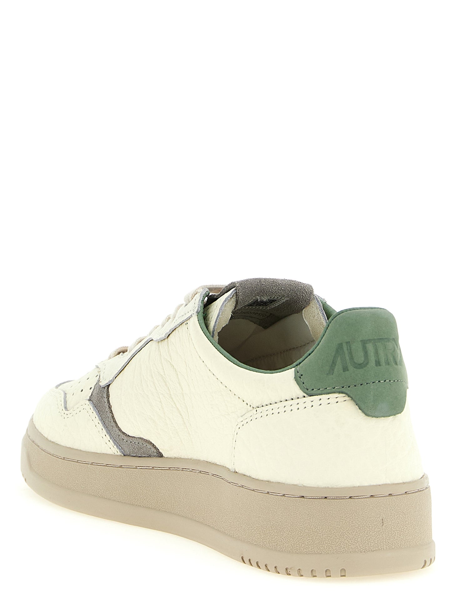 Autry Bicolor Cowhide Low Top Sneakers - Green - EU44/US11