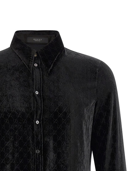 Gucci Black Viscose Blouse