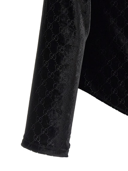 Gucci Black Viscose Blouse