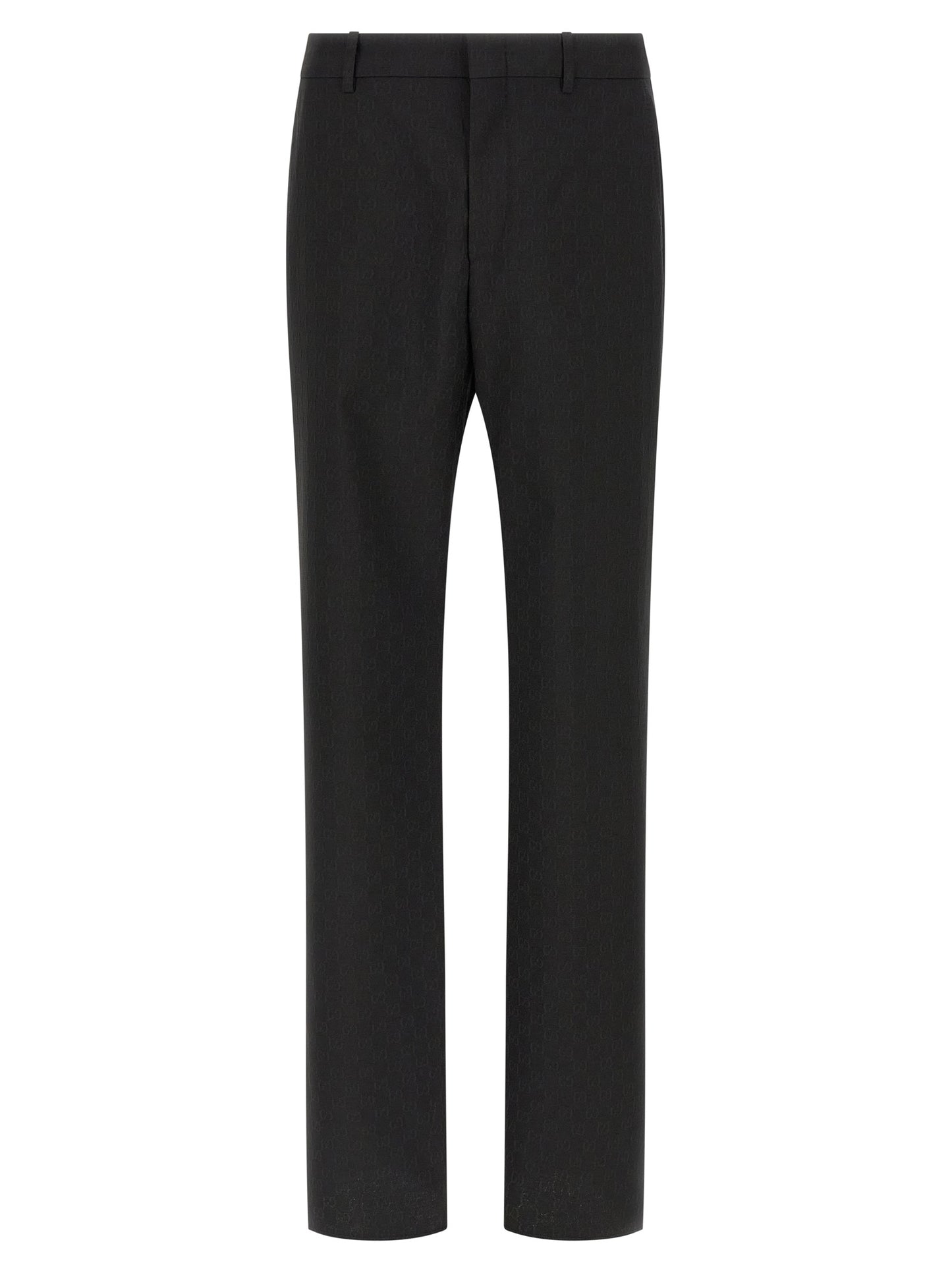 Gucci Black Dress Pants with Central Pleat