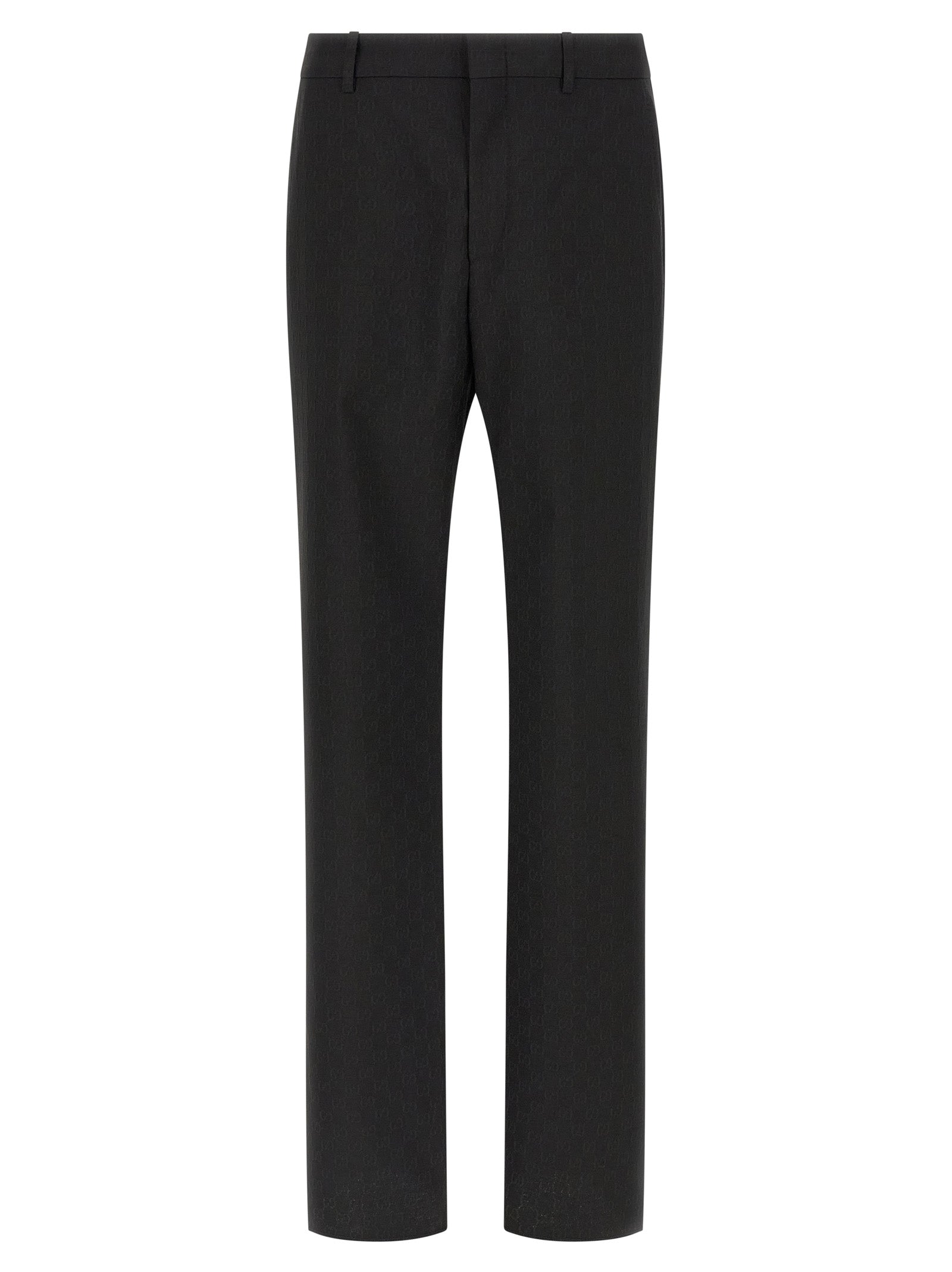 Gucci Black Dress Pants with Central Pleat